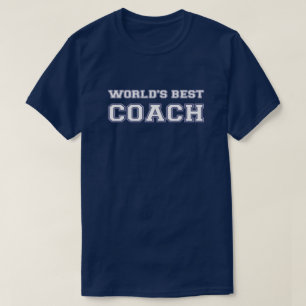 Wereldwijde Beste coach T-shirt
