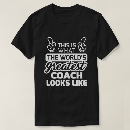 Wereldwijde Beste coach van de grootste lak ooit T-shirt (Design voorkant)