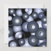 Wereldwijde concentrische cirkel orbitale Abstract Notitiekaartje (Voorkant)