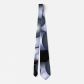 Wereldwijde concentrische cirkel orbitale Abstract Stropdas (Achterkant)