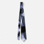 Wereldwijde concentrische cirkel orbitale Abstract Stropdas (Achterkant)