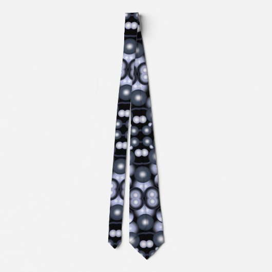 Wereldwijde concentrische cirkel orbitale Abstract Stropdas (Achterkant)