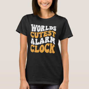 Wereldwijde 'Cutest Alarm Clock' T-shirt