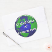 Wereldwijde Dag van Coderetreat 3" sticker (Envelop)