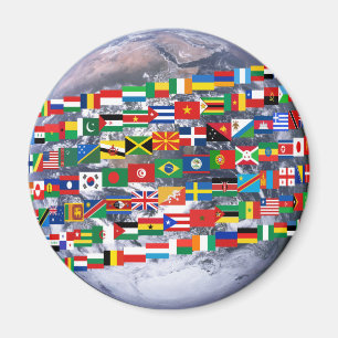 Wereldwijde diversiteit #1 Magnet Magneet