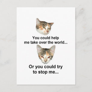 Wereldwijde dominantie briefkaart