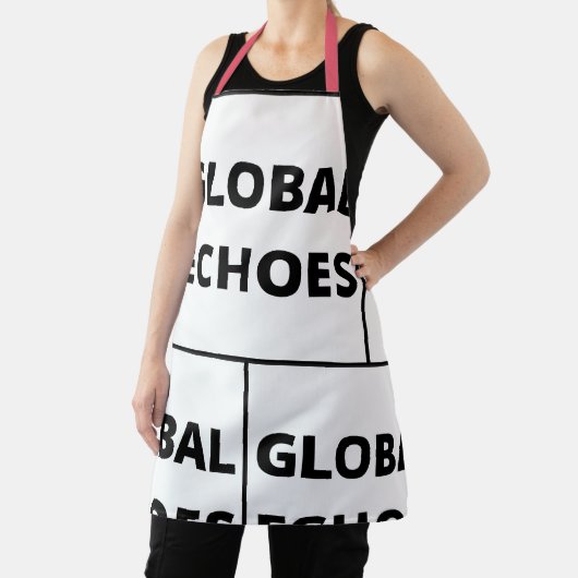 Wereldwijde echo's schort (Insitu)