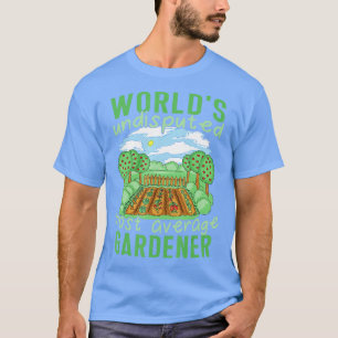 Wereldwijde gemiddelde Gardener Plant Lover-uitgan T-shirt