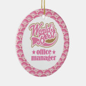 Wereldwijde Gift Ornament van de Beste Manager van (Rechts)