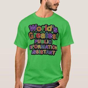 Wereldwijde GROOTSTE PUBLIEKE INFORMATIEHULP T-shirt