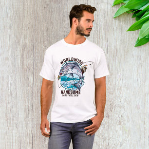 Wereldwijde, handige bait- en rackwinkel t-shirt