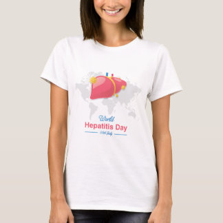 Wereldwijde Hepatitis Bewustzijnsdag T-shirt