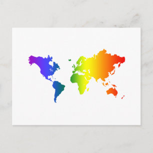 Wereldwijde homepage briefkaart
