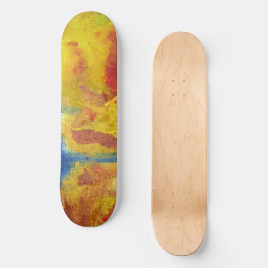 Wereldwijde klimaatverandering skateboard (Voorkant)
