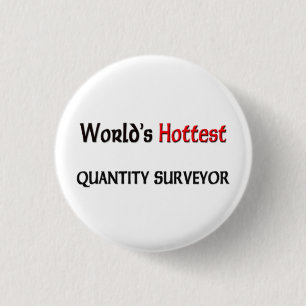 Wereldwijde kwantiteitsenquête ronde button 3,2 cm