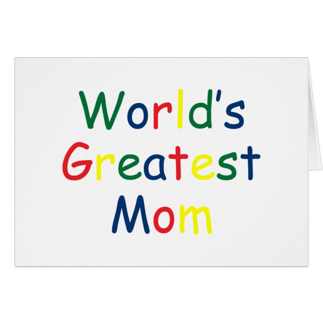 Wereldwijde mam (Voorkant Horizontaal)