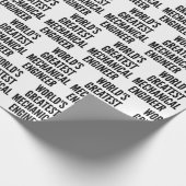Wereldwijde Mechanische Engineer Cadeaupapier (Hoek)