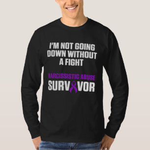 Wereldwijde Narcistische Misbruik Bewustzijn Strij T-shirt