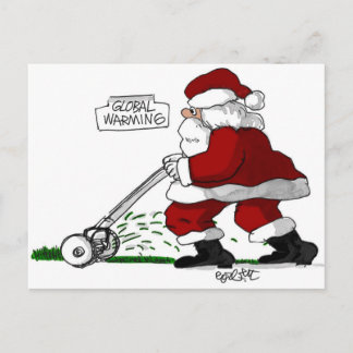 Wereldwijde opwarming briefkaart