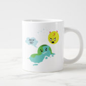 Wereldwijde opwarming extra grote beker (Rechts)