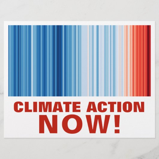 Wereldwijde opwarming van de aarde Crisis door kli Flyer (Voorkant)