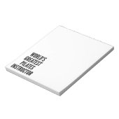 Wereldwijde pilotendocent notitieblok (Gedraaid)