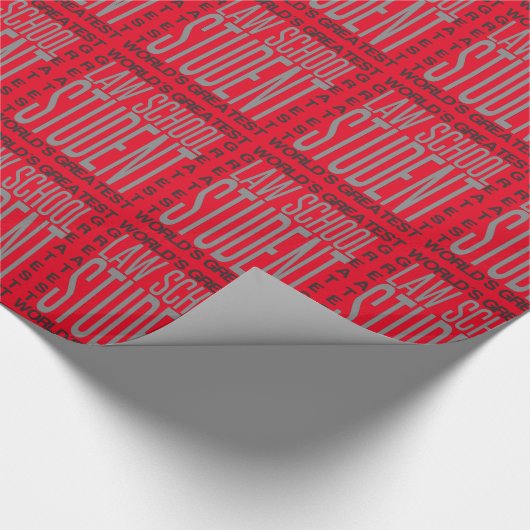 Wereldwijde rechtenstudent cadeaupapier (Hoek)