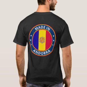 Wereldwijde reiziger - Made in Andorra T-shirt