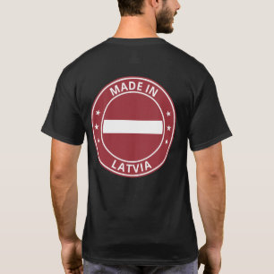 Wereldwijde reiziger - Made in Letland T-shirt