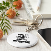 Wereldwijde rijinstructeur sleutelhanger (Zijkant)