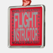 Wereldwijde vlieginstructeur metalen ornament (Links)