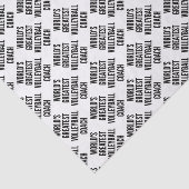 Wereldwijde volleybalcoach tissuepapier (Detail)