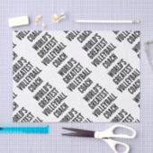 Wereldwijde volleybalcoach tissuepapier (Craft)