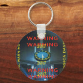 Wereldwijde waarschuwing 2017 Sleutelhanger (Voorkant)
