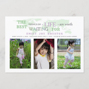 Wereldwijde wachttijd voor goedkeuring Foto aankon Kaart