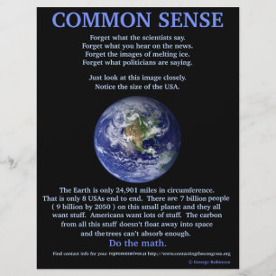 Wereldwijde Warming, 8,5 x 11-inch brochure