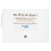 Wereldwoord Clouded Leopard Kaart (Achterkant Horizontaal)