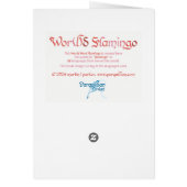 Wereldwoord Flamingo Kaart (Achterkant)