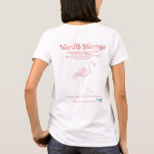 Wereldwoord Flamingo T-shirt (Achterkant)