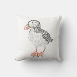 Wereldwoord Puffin Pillow Kussen