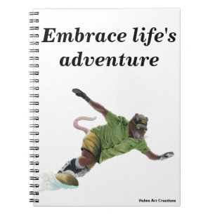 Wererat Snowboard Sports Imaginaire Art Carnet