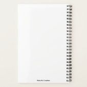 Wererat Snowboarder Imaginaire Art Planner (Dos)