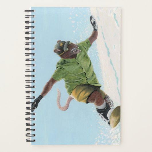 Wererat Snowboarder Imaginaire Art Planner (Devant)