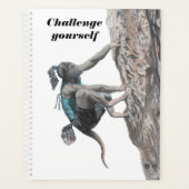 Wererat Woman Rock Escalade Challenge Planner (Devant)