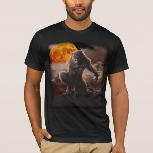 Werewolf Blood Moon T-shirt (Voorkant)