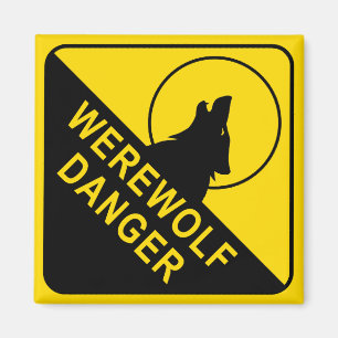 Werewolf Carré Magnet