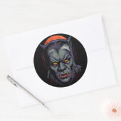 Werewolf Curse Ronde Sticker (Envelop)