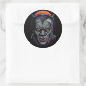 Werewolf Curse Ronde Sticker (Tas)