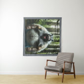 Werewolf die het hele dorp afschildert wandkleed (In Situ (horizontaal))