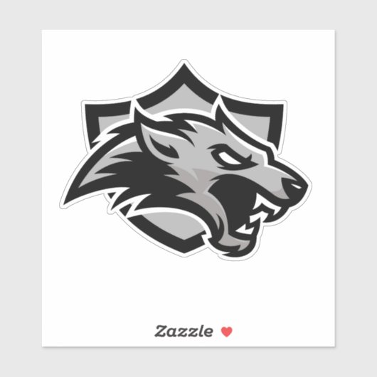 Werewolf Emblem Sticker (Vel)